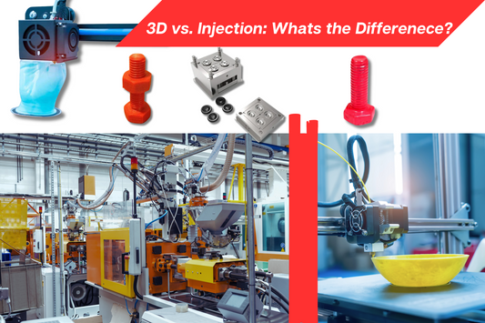 3D Printed vs. Injection Molded Parts: A Deep Dive into Manufacturing Differences