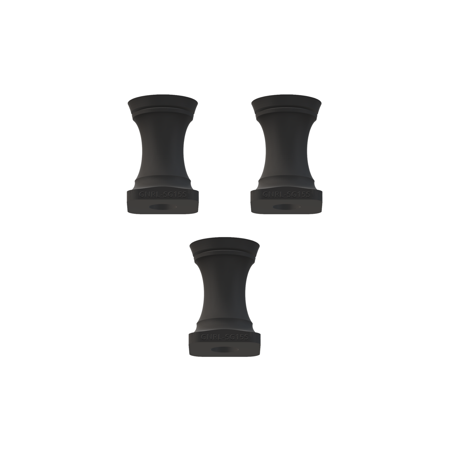 Vast Concepts™ Multi-Purpose 1.5 Inch Screw Guide for Wood & Decking Screws - Black (3 Pack)