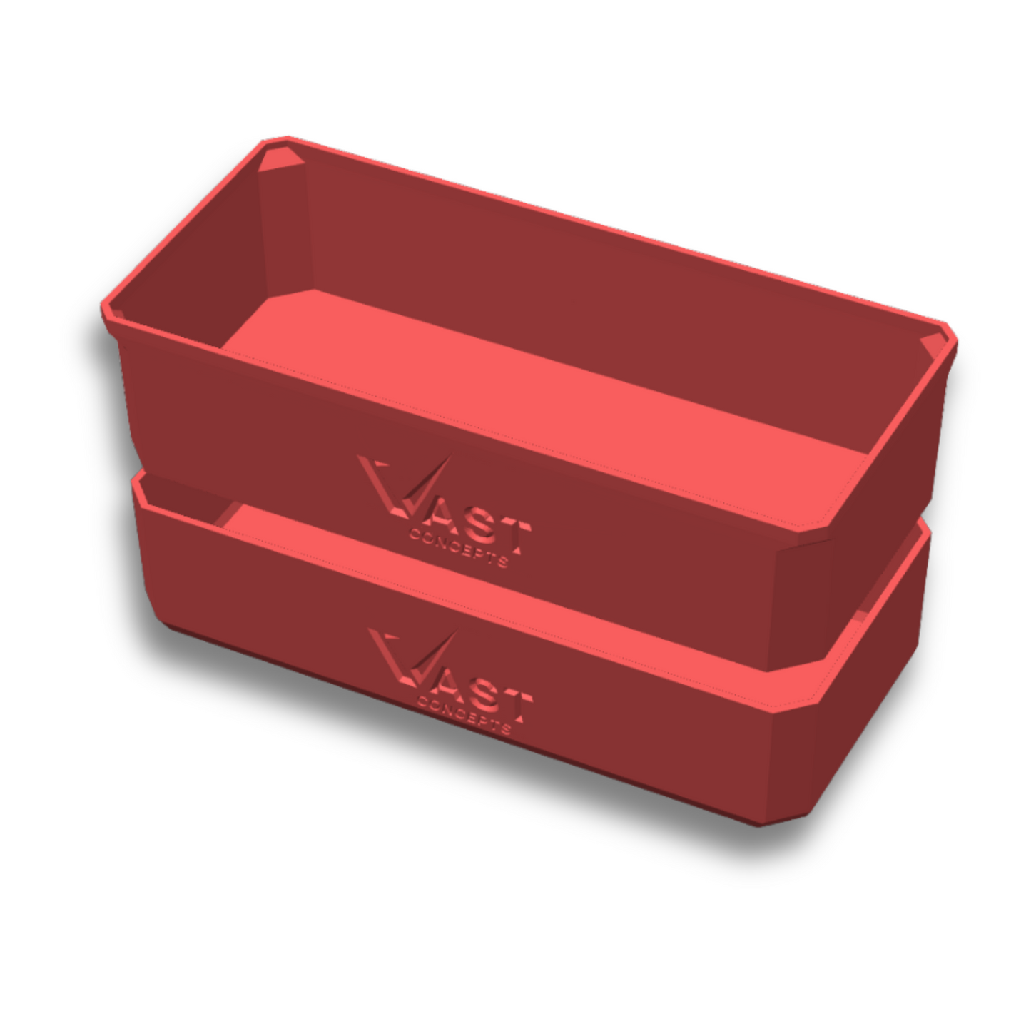 Milwaukee PACKOUT Deep Organizer Rectangle Nesting Bin Set