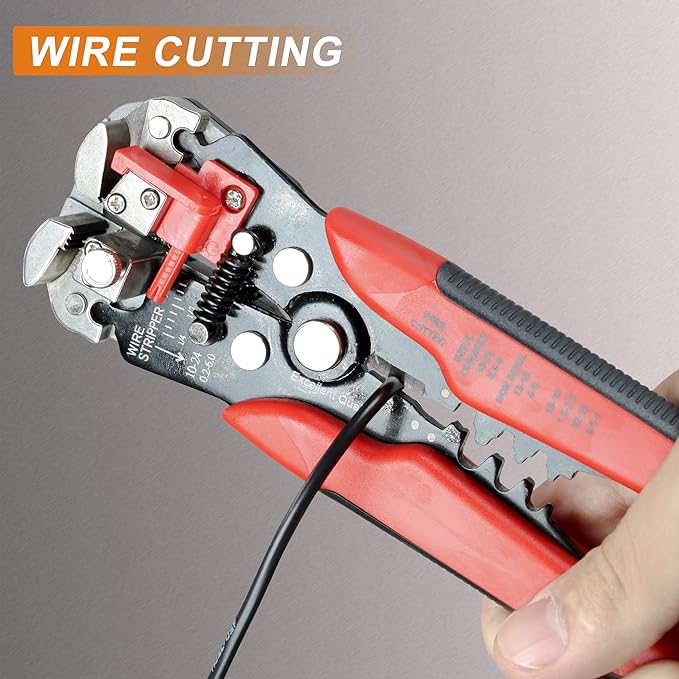 Heavy Duty Self-Adjusting Wire Stripper and Cutter | Automatic Wire Stripper | Wire Quick-Stripper