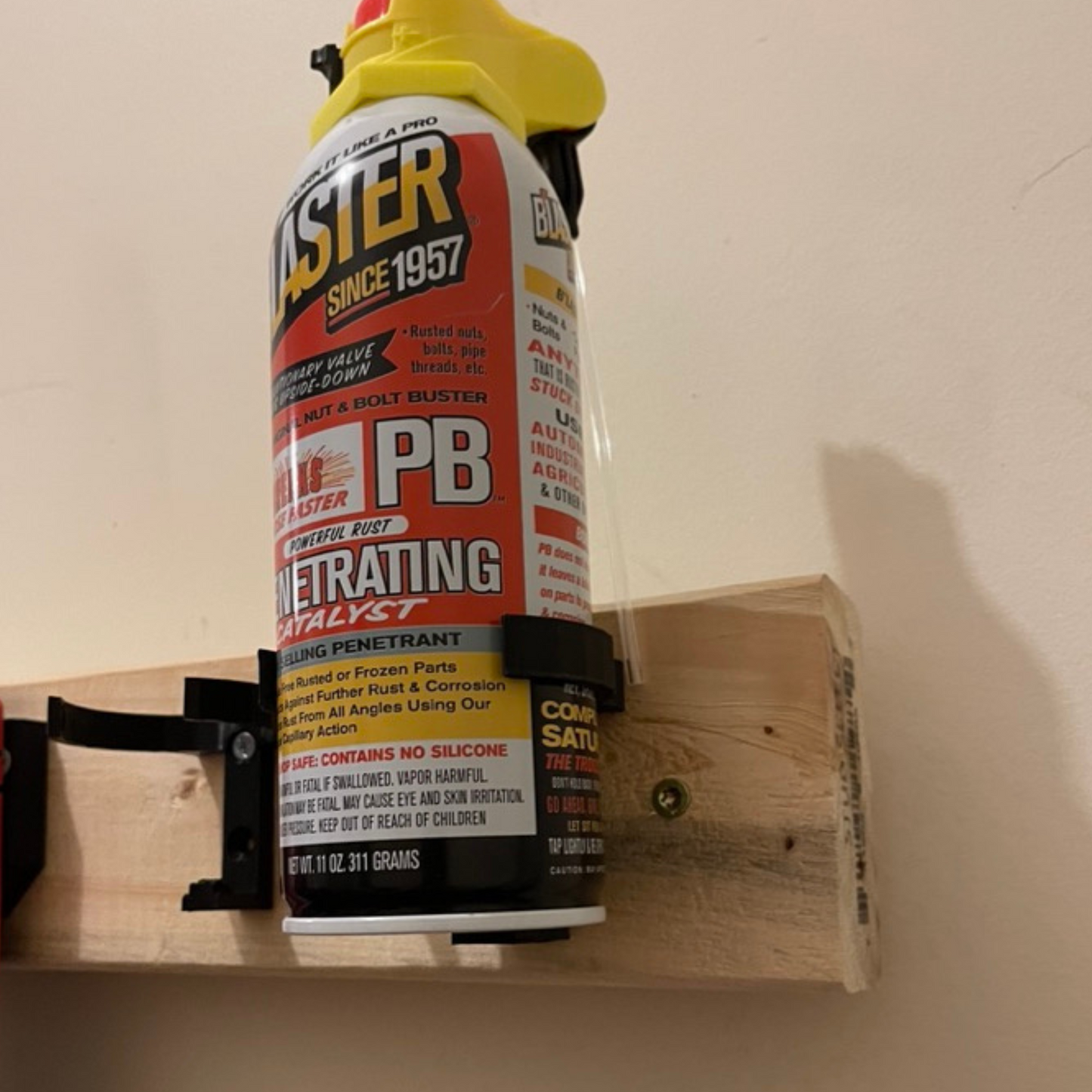 Universal Aerosol Spray Can | Additive | Silicone Mount | 10 oz. or 12 oz. - Black (2 Pack)
