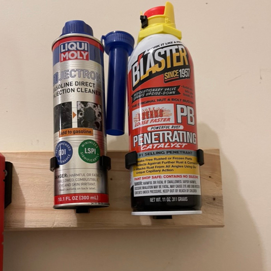 Universal Aerosol Spray Can | Additive | Silicone Mount | 10 oz. or 12 oz. - Black (2 Pack)