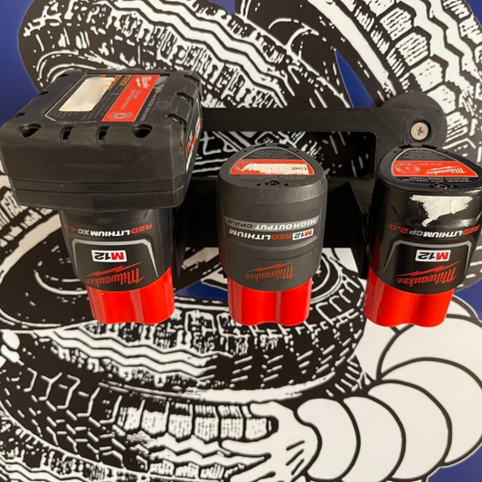 Milwaukee Triple M12 Battery Mount & Carrying Board
