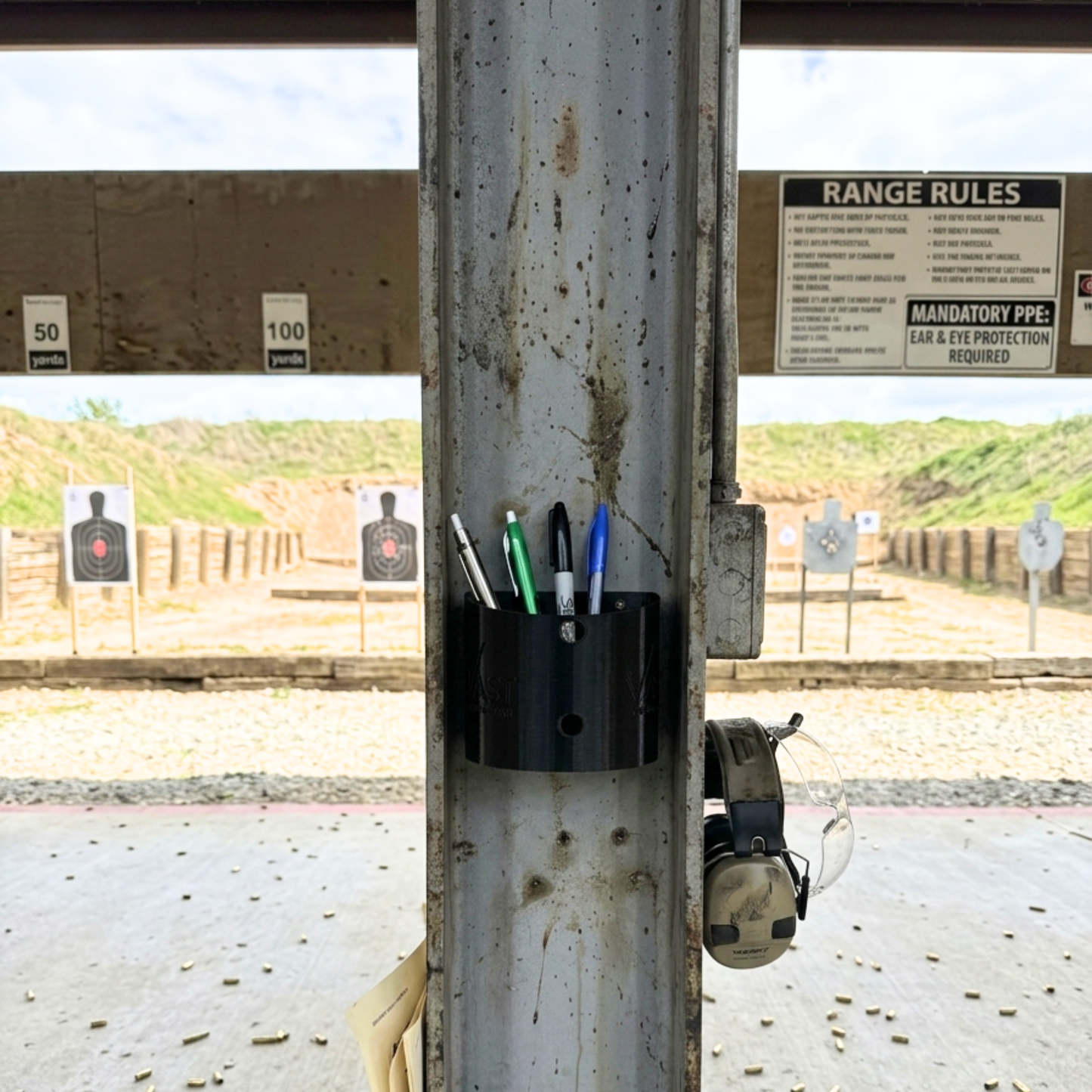 Magnetic Heavy Duty XL Pen & Marker Holder