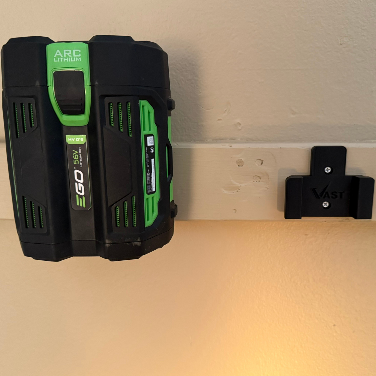 Ego 56V Battery Mount - Black Or Gray (4 Pack)