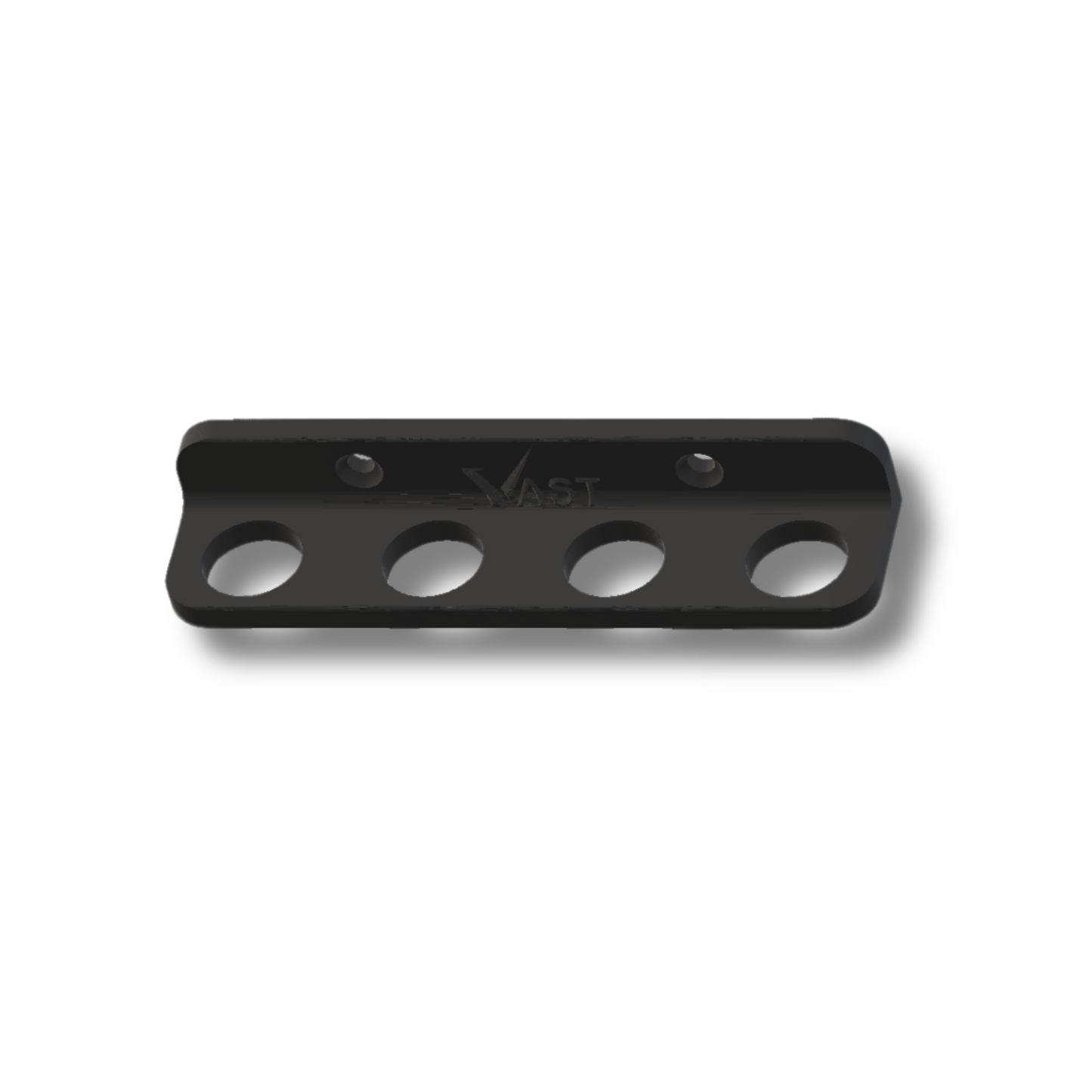 Plastic Automotive Detail Brush Mount | Parts Cleaning Brush Mount - Black