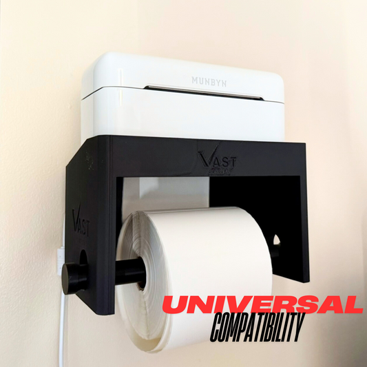 Universal Thermal Label Printer Mount