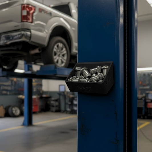 Heavy-Duty Non-Marring Magnetic Parts Bucket for Lug Nuts & More
