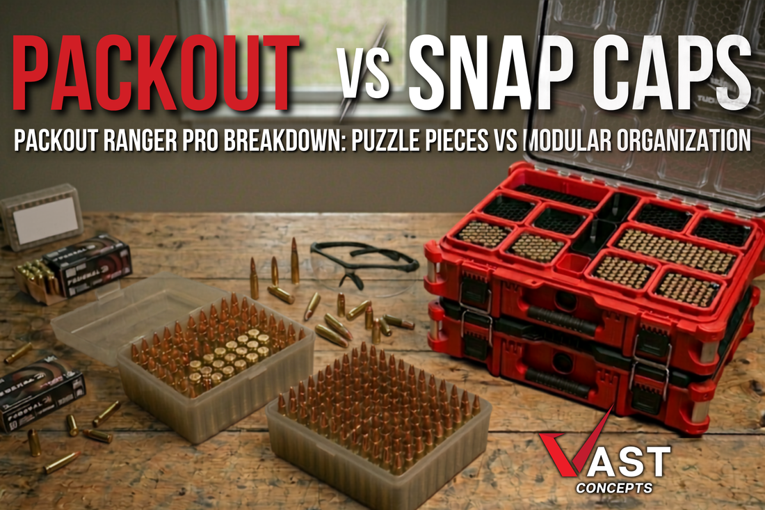 Snap-Cap Ammo Boxes vs Milwaukee PACKOUT Ammo Storage: Why Serious Shooters Are Switching