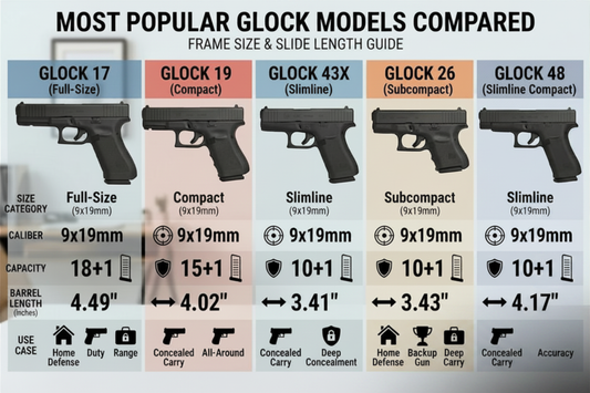 Glock Model Comparison Guide: Which Glock Is Right for You?