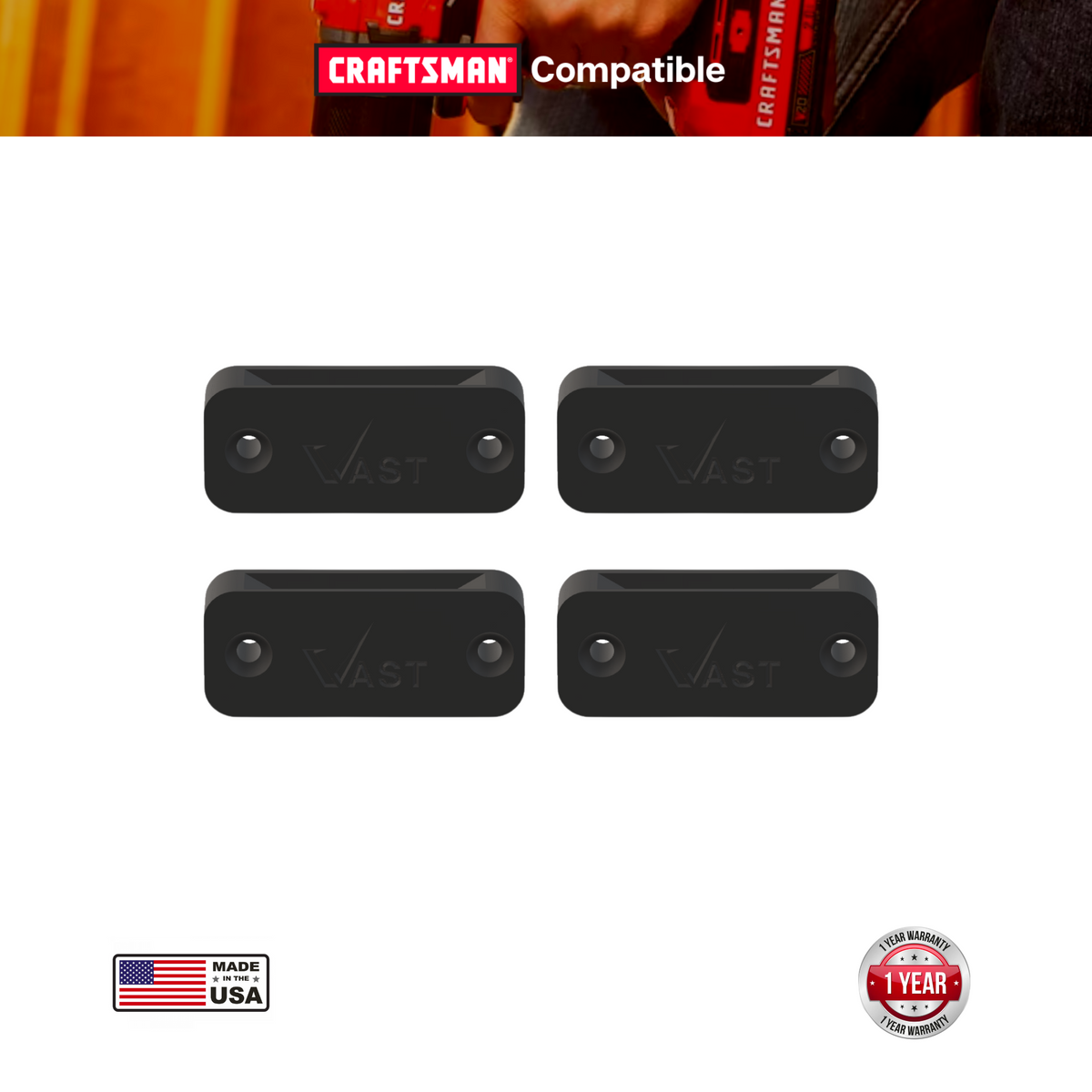 Craftsman VersaTrack & V20 Tool Mount | Leaf Blower & Multi-Tool