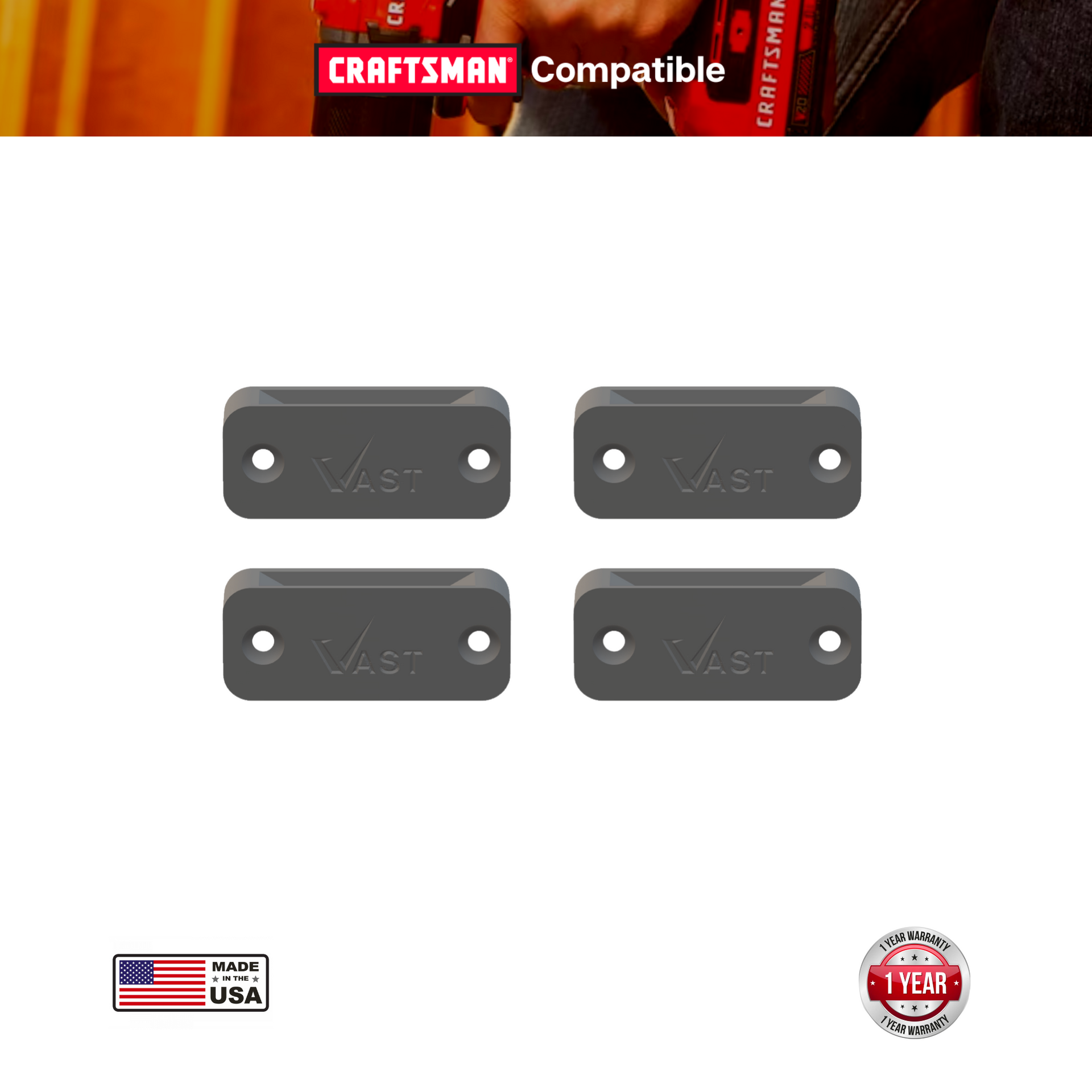 Craftsman VersaTrack & V20 Tool Mount | Leaf Blower & Multi-Tool