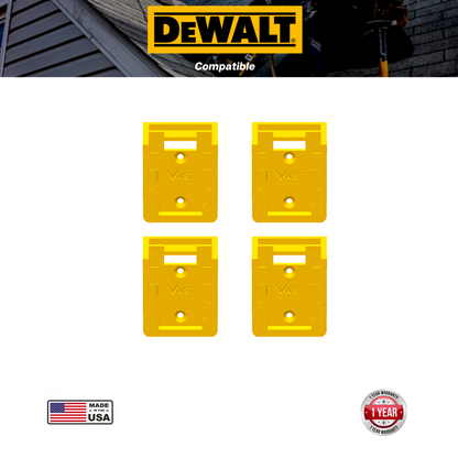 DeWalt 20V & PowerStack Battery Mount | Battery Holder (4 Pack)