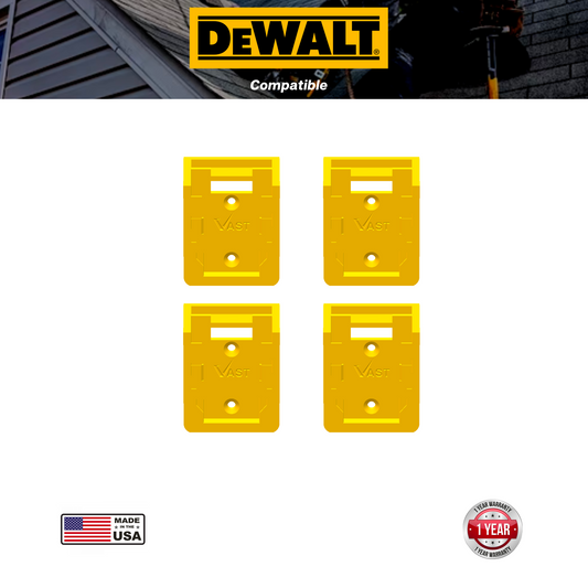 DeWalt 20V & PowerStack Battery Mount | Battery Holder (4 Pack)