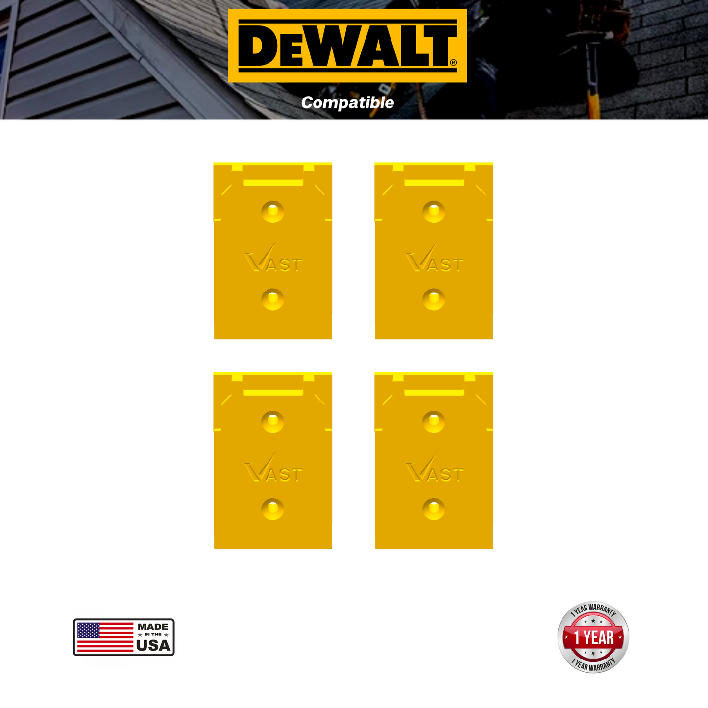 DeWalt 20V Tool Mount | Tool Holder (4 Pack)