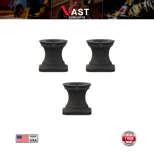 Vast Concepts™ Multi-Purpose 1.5 Inch Screw Guide for Wood & Decking Screws - Black (3 Pack)