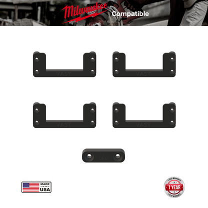 Milwaukee Packout Female Mount | Cleat w/ Locking Block (4 Pack)