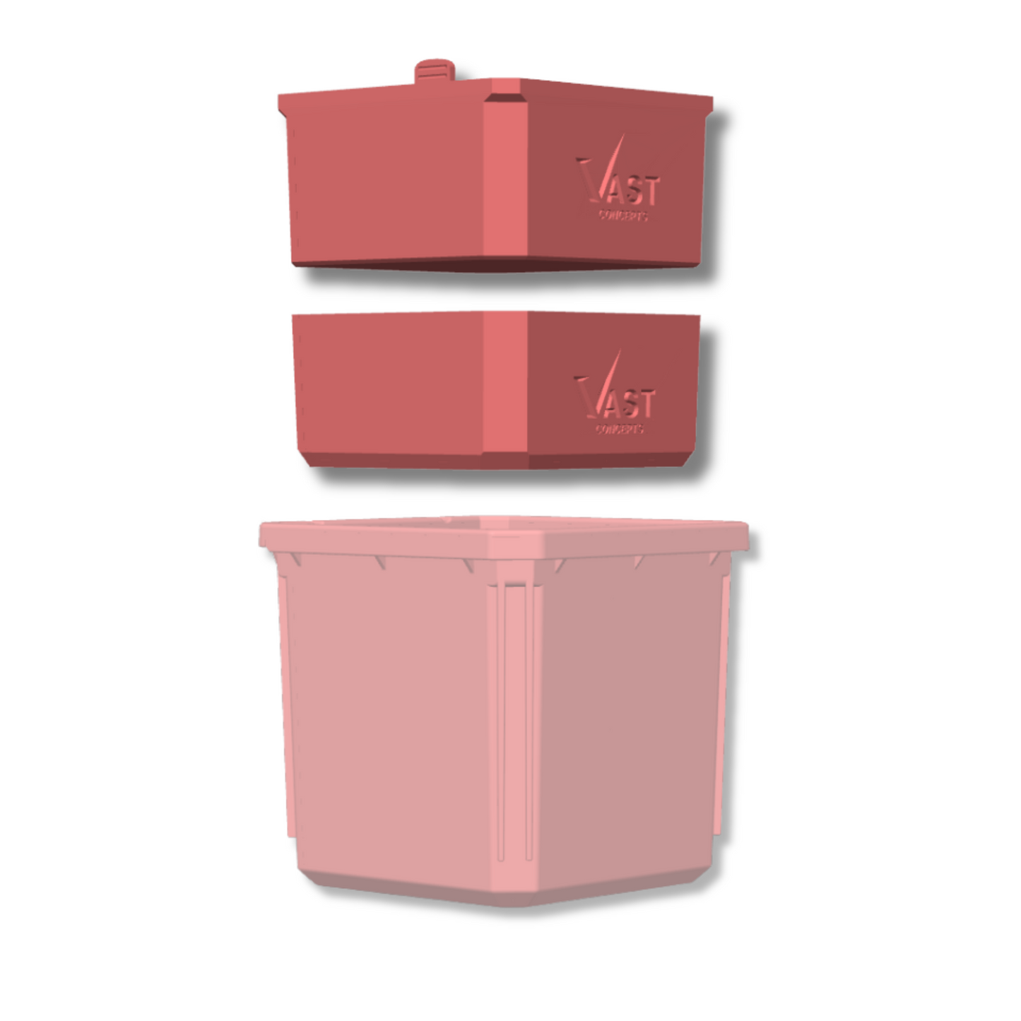 Milwaukee PACKOUT Deep Organizer Stacking Hex Bit Bins