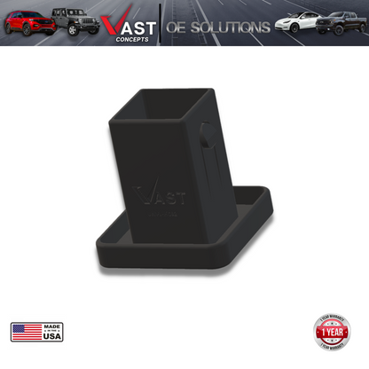 OE Solutions  2" Universal Hitch Receiver Cover - Black