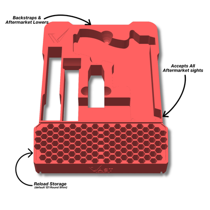 Glock Ranger Pro Insert for Milwaukee PACKOUT Low-Profile Compact Organizer