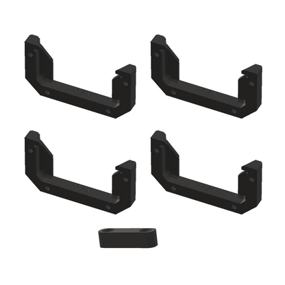 Milwaukee Packout Female Lockable V2 Mount  w/ Locking Block (4 Pack)