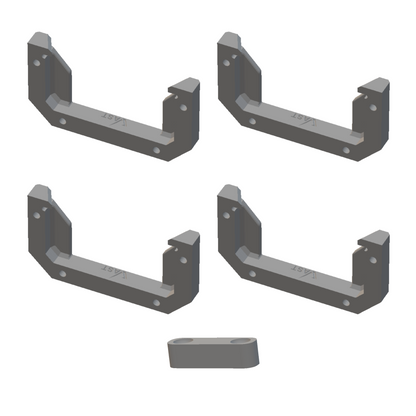 Milwaukee Packout Female Lockable V2 Mount  w/ Locking Block (4 Pack)