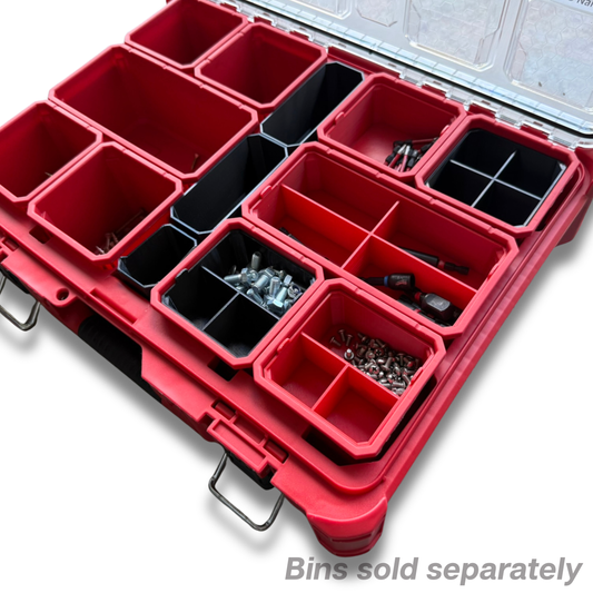 Milwaukee PACKOUT Deep Organizer Square Nesting Bin Set