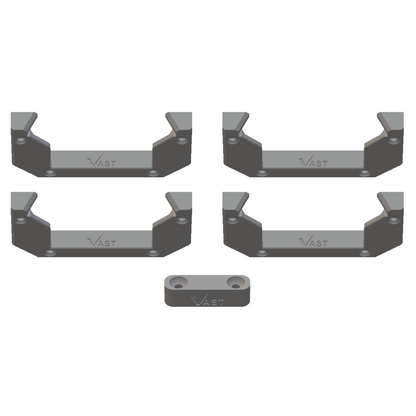 Milwaukee Packout Female Lockable V2 Mount  w/ Locking Block (4 Pack)