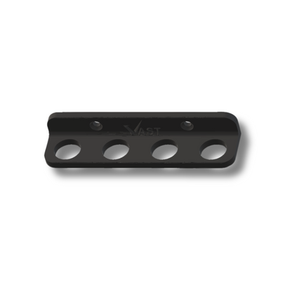 Plastic Automotive Detail Brush Mount | Parts Cleaning Brush Mount - Black