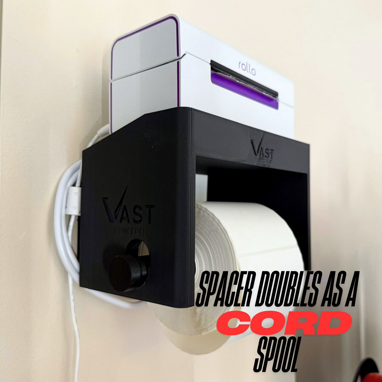 Universal Thermal Label Printer Mount