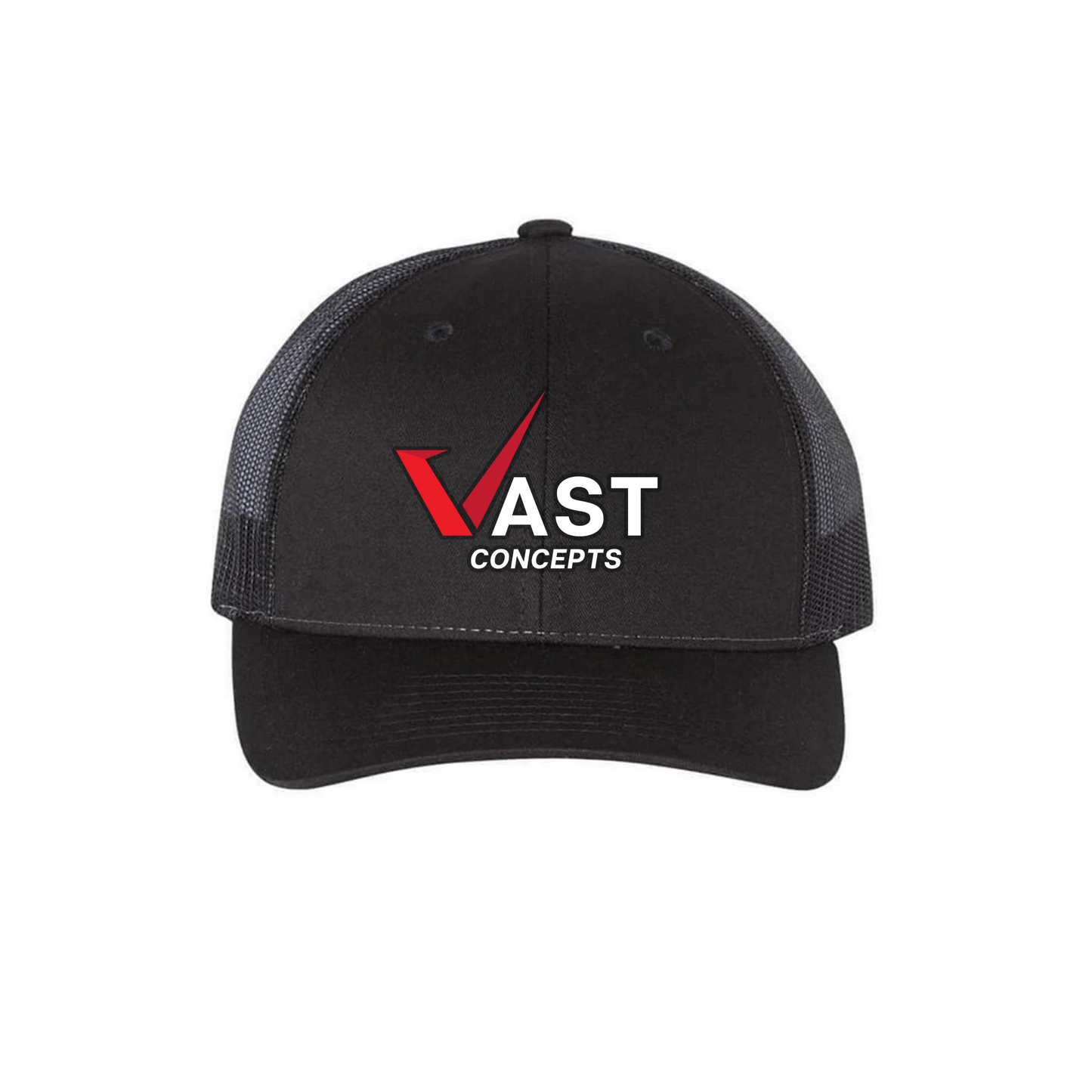 Vast Concepts Classic Trucker Hat - Black