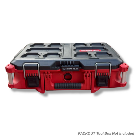 Customizable Label for PACKOUT Tool Boxes