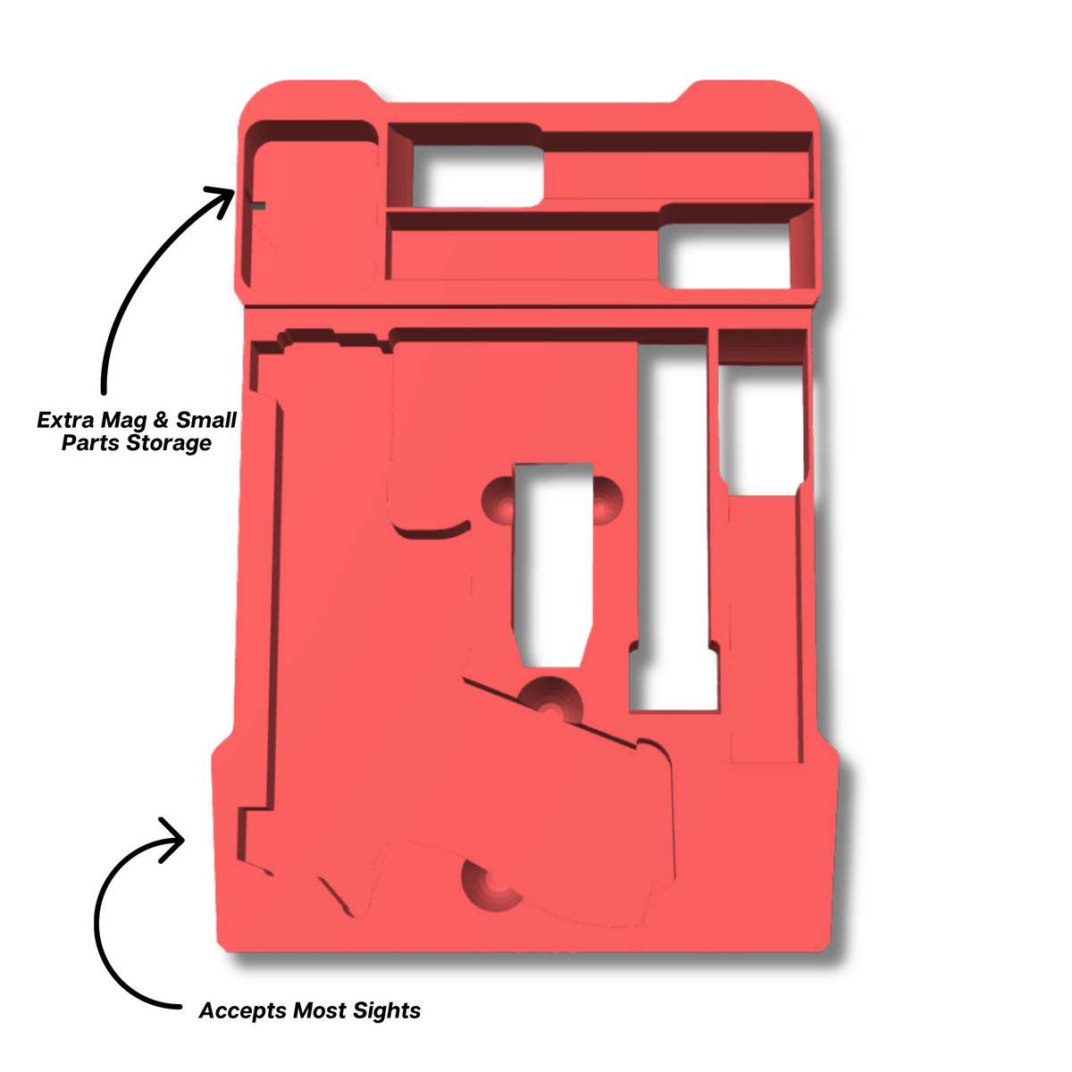 Glock Ranger Pro Insert for Milwaukee PACKOUT Low-Profile Compact Organizer