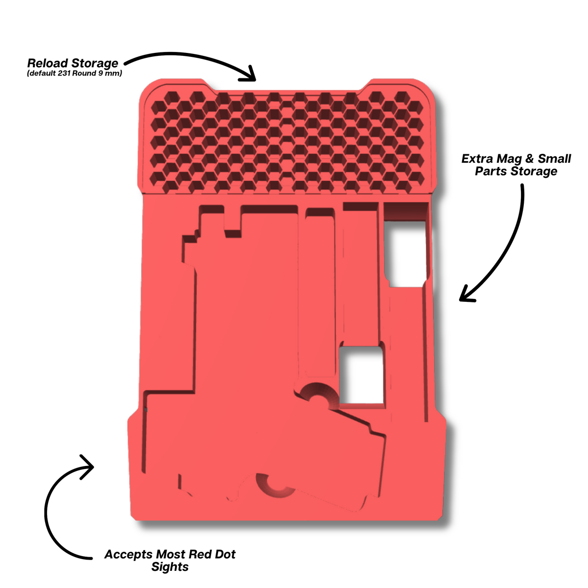 Glock Ranger Pro Insert for Milwaukee PACKOUT Low-Profile Compact Organizer
