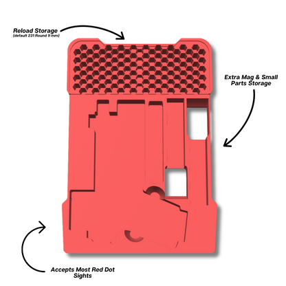 Glock Ranger Pro Insert for Milwaukee PACKOUT Low-Profile Compact Organizer