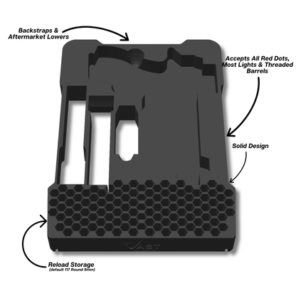 Glock Ranger Pro Insert for Milwaukee PACKOUT Low-Profile Compact Organizer