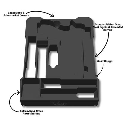 Glock Ranger Pro Insert for Milwaukee PACKOUT Low-Profile Compact Organizer