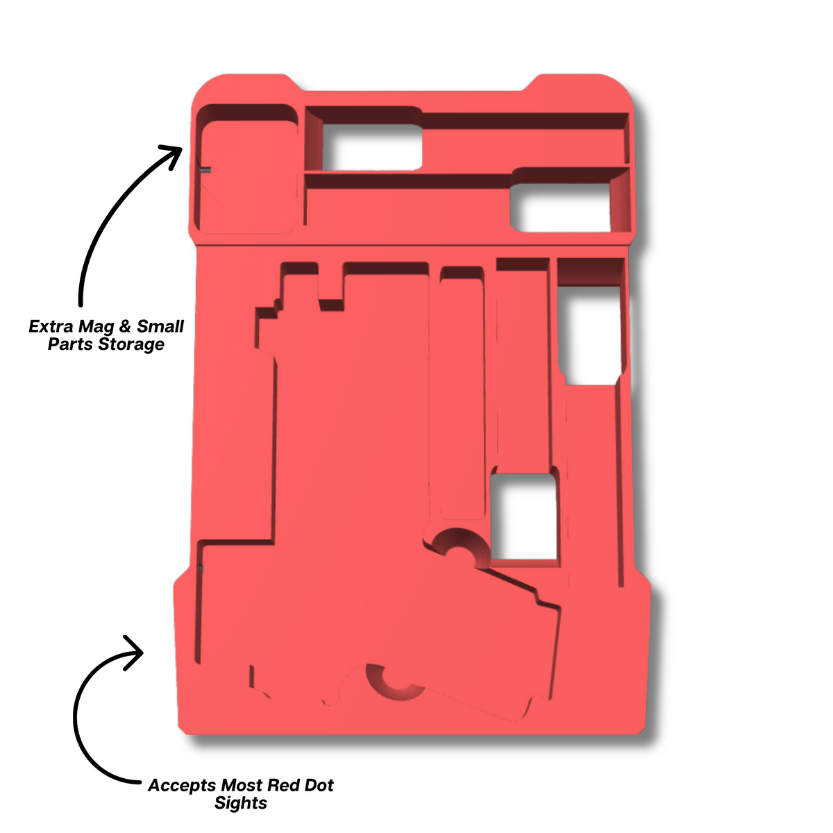 Glock Ranger Pro Insert for Milwaukee PACKOUT Low-Profile Compact Organizer