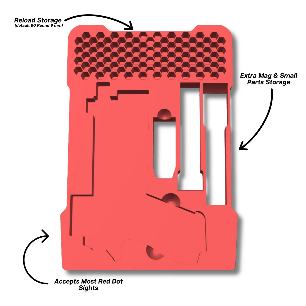 Glock Ranger Pro Insert for Milwaukee PACKOUT Low-Profile Compact Organizer