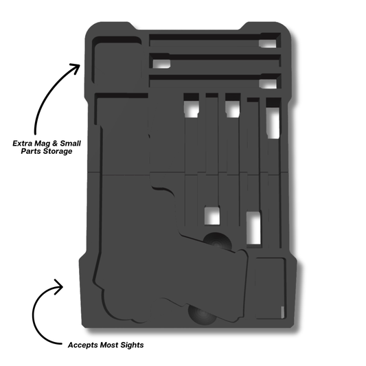 1911 Pistol Insert for Milwaukee PACKOUT Slim Organizer (48-22-8436) – Ranger Pro