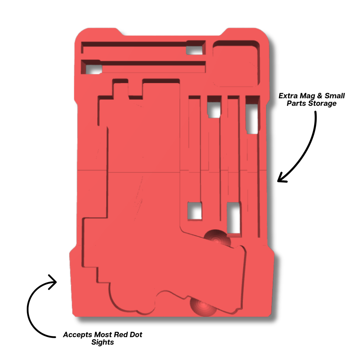 1911 Pistol Insert for Milwaukee PACKOUT Slim Organizer (48-22-8436) – Ranger Pro
