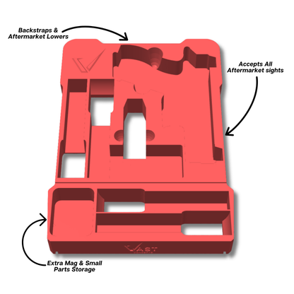 Glock Ranger Pro Insert for Milwaukee PACKOUT Low-Profile Compact Organizer