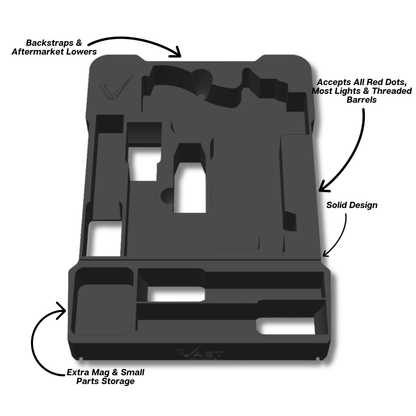 Glock Ranger Pro Insert for Milwaukee PACKOUT Low-Profile Compact Organizer