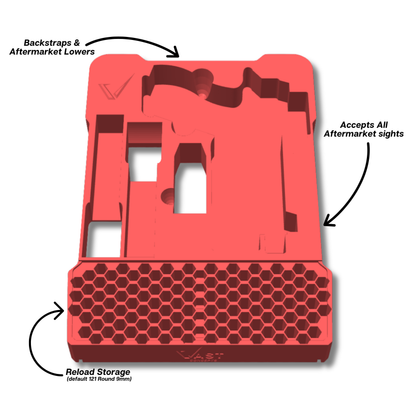 Glock Ranger Pro Insert for Milwaukee PACKOUT Low-Profile Compact Organizer
