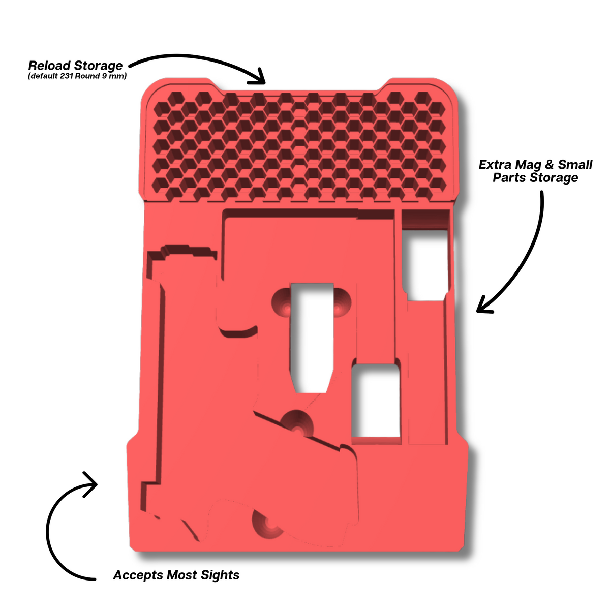 Glock Ranger Pro Insert for Milwaukee PACKOUT Low-Profile Compact Organizer