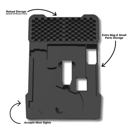 Glock Ranger Pro Insert for Milwaukee PACKOUT Low-Profile Compact Organizer