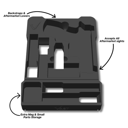 Glock Ranger Pro Insert for Milwaukee PACKOUT Low-Profile Compact Organizer