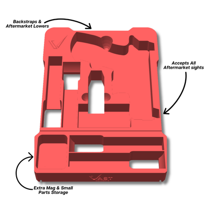Glock Ranger Pro Insert for Milwaukee PACKOUT Low-Profile Compact Organizer