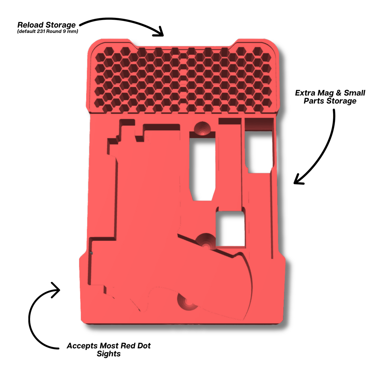Glock Ranger Pro Insert for Milwaukee PACKOUT Low-Profile Compact Organizer