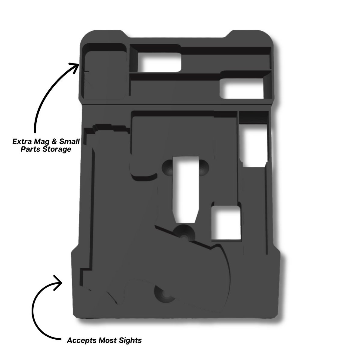Glock Ranger Pro Insert for Milwaukee PACKOUT Low-Profile Compact Organizer
